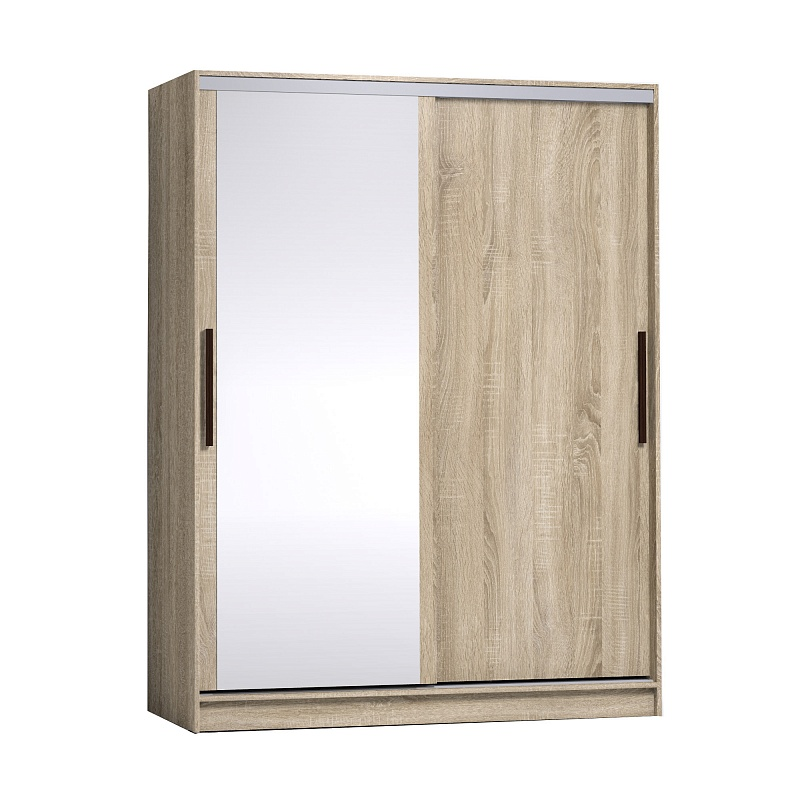 17649.970 دولاب 160سم بمرايا Lecco74 - الصورة 1