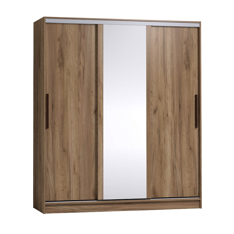 17681.970 دولاب 180سم بمرايا Lecco91 - الصورة 1