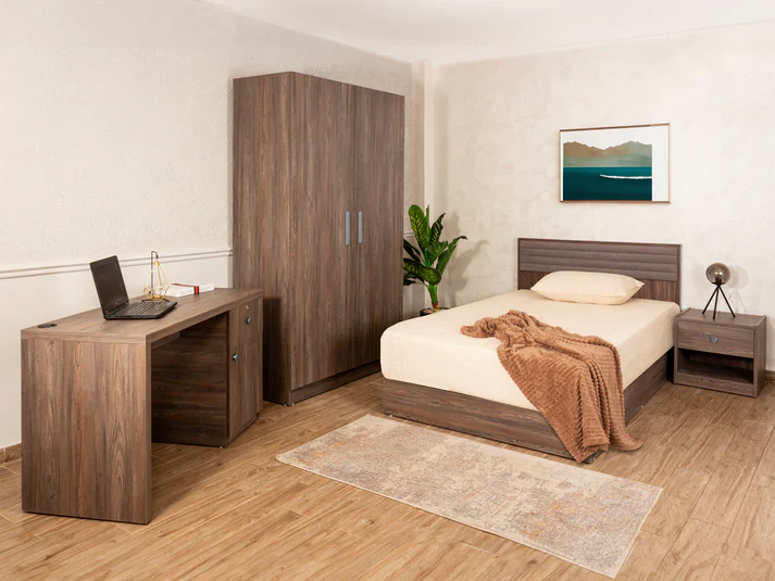 Eco-Bedroom-code-299 غرفة نوم دولاب 120 وسرير 120 سم Zadar - الصورة 1